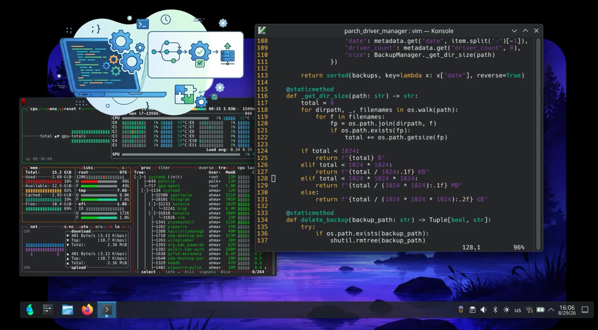 ParchLinux Desktop