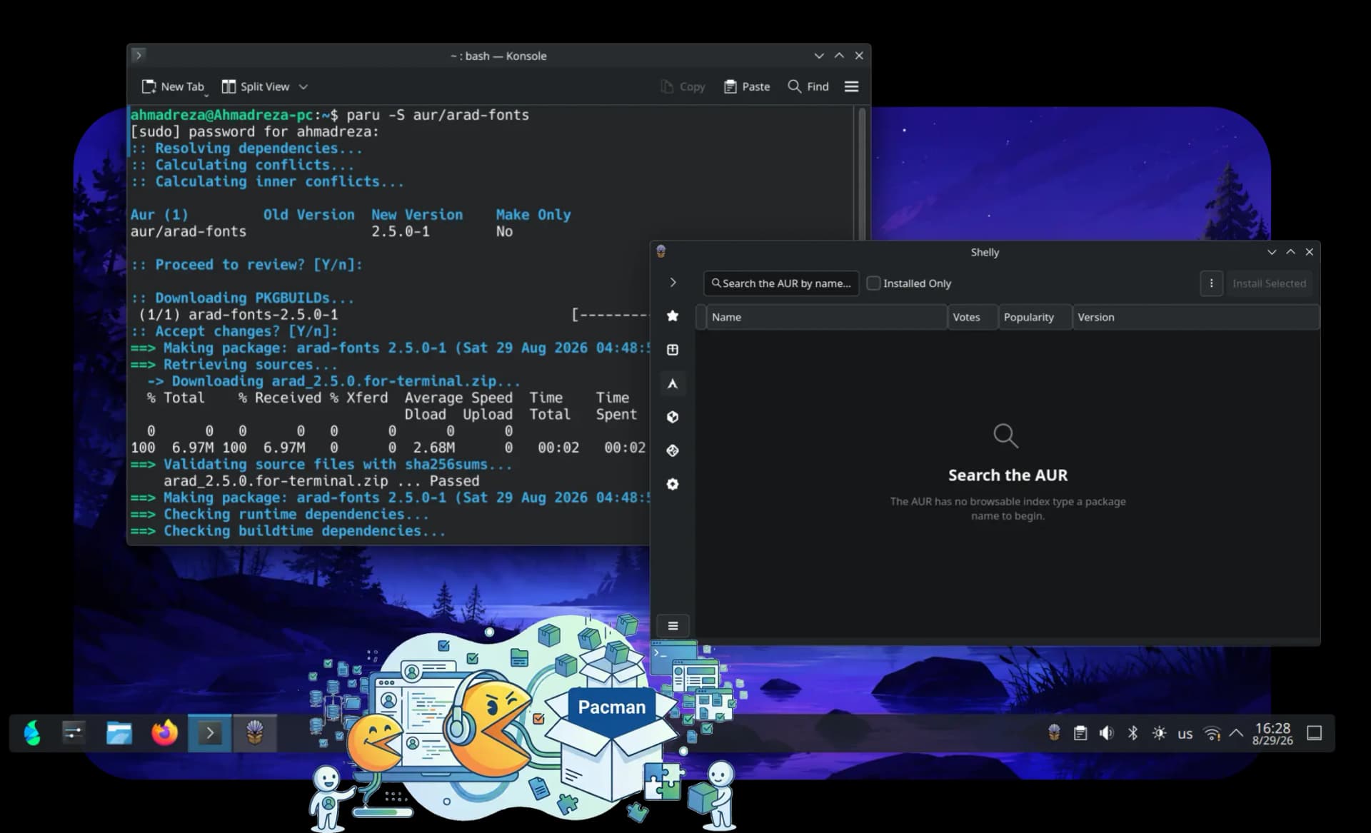 ParchLinux Desktop