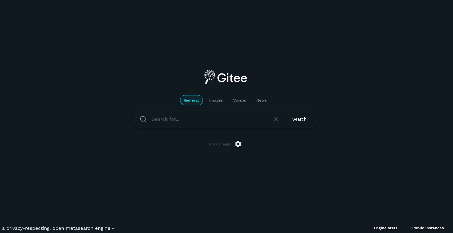Gitee Search Engine