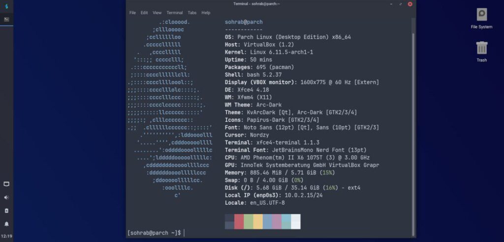 XFCE 1024x493
